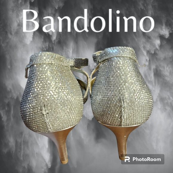 Bandolino Glitter‎ Pumps Pointed Women's Toe Size 7 - Picture 3 of 3